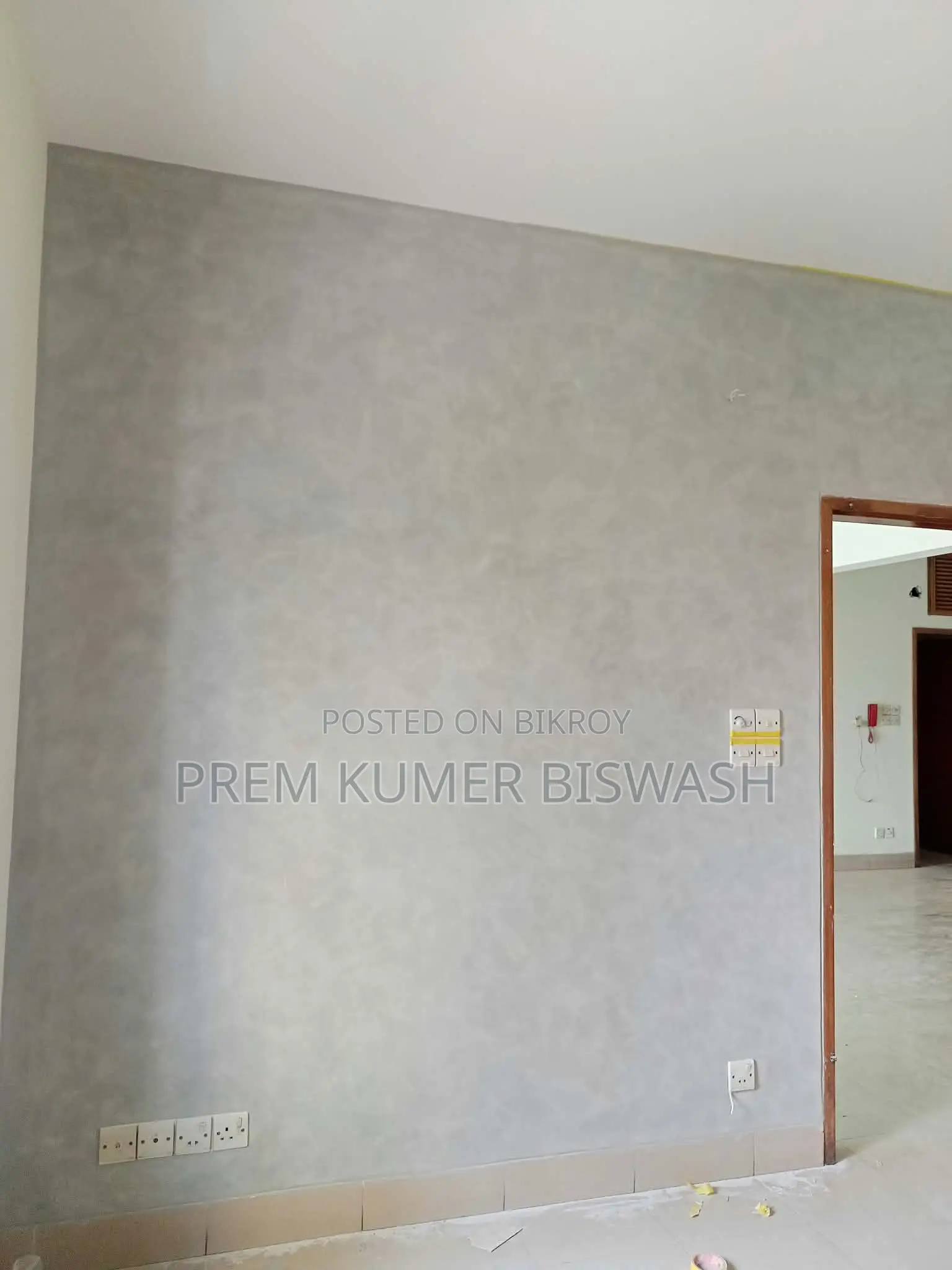 Professional Rong O Skim Coat Mistri - Dhaka