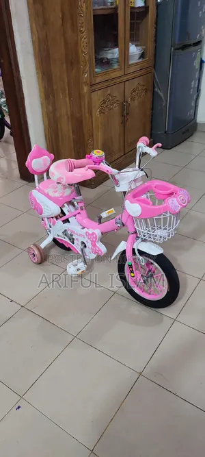 ১২" মেয়েদের সাইকেল গোলাপি