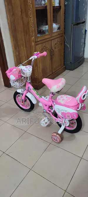 ১২" মেয়েদের সাইকেল গোলাপি