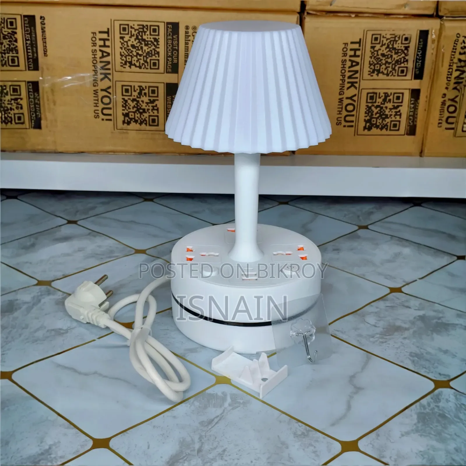 Desk Lamp With Multiplug