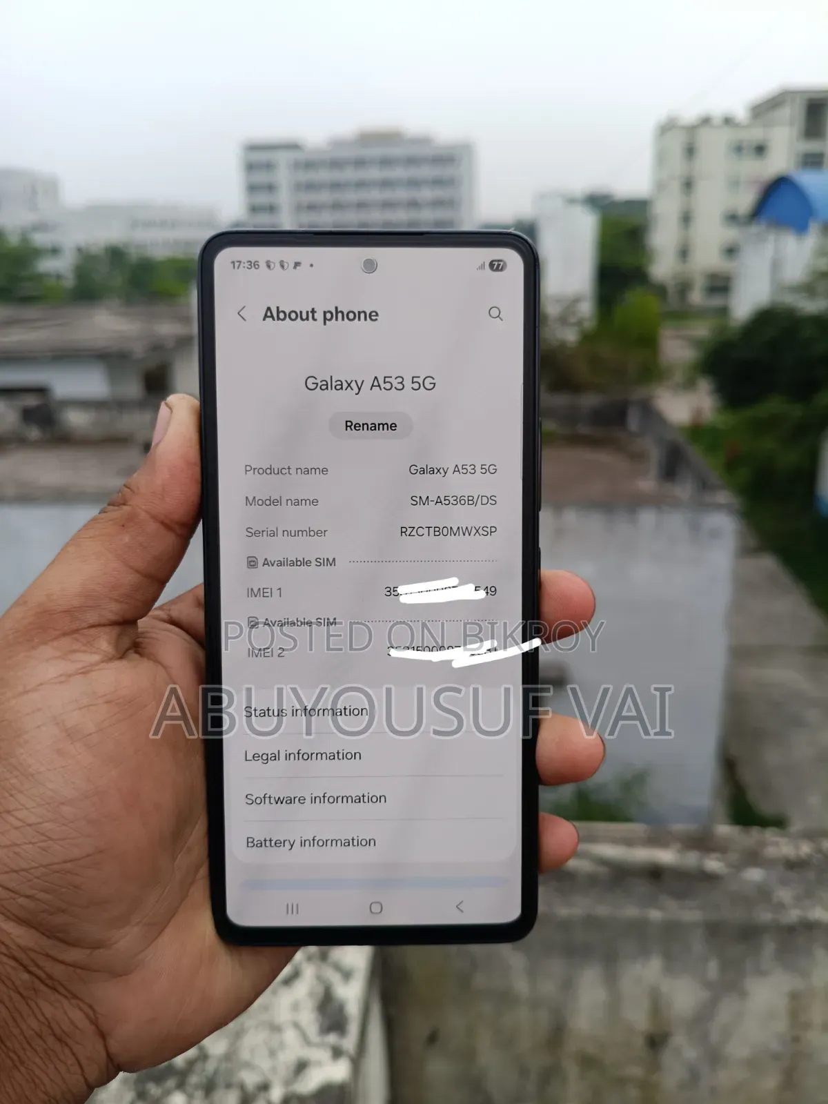 স্যামসাং গ্যালাক্সি এ৫৩ ৫জি ১২৮ জিবি ব্ল্যাক