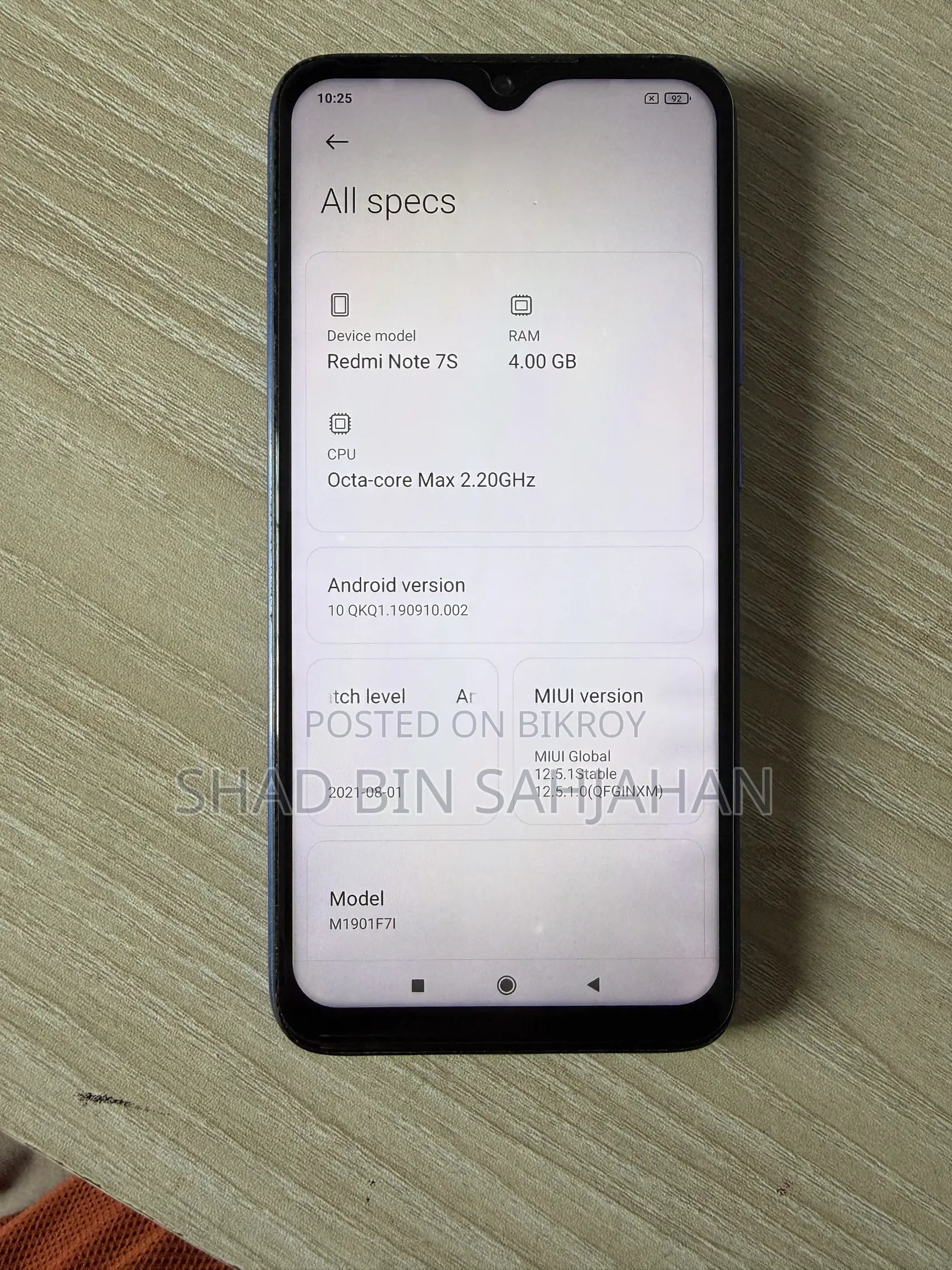 Xiaomi Redmi Note 7S 64 GB Blue