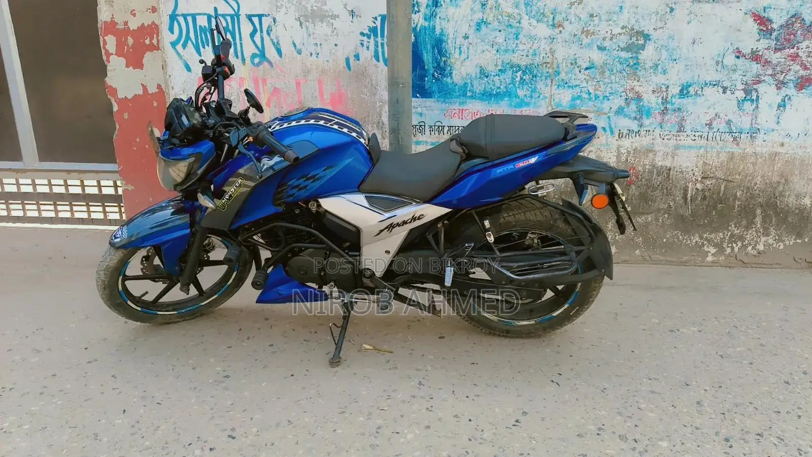 TVS Apache RTR 160 4V 2018 Blue