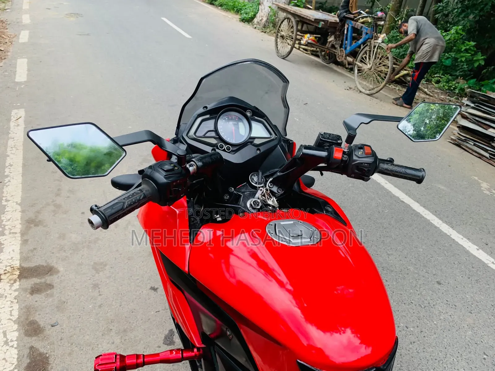 বাজাজ পালসার ১৫০ ২০১৭ রেড