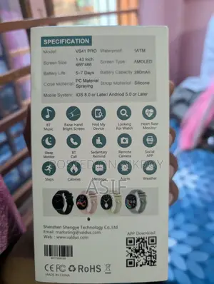 Valdus Vs41 Pro Amoled Smart Watch