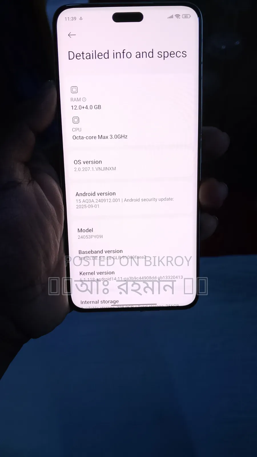 New Xiaomi Civi 4 Pro 256 GB Gray