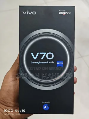 ভিভো ভি৭০ ২৫৬ জিবি কালো