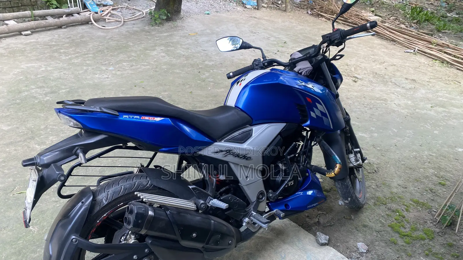 TVS Apache RTR 160 4V 2023 Blue
