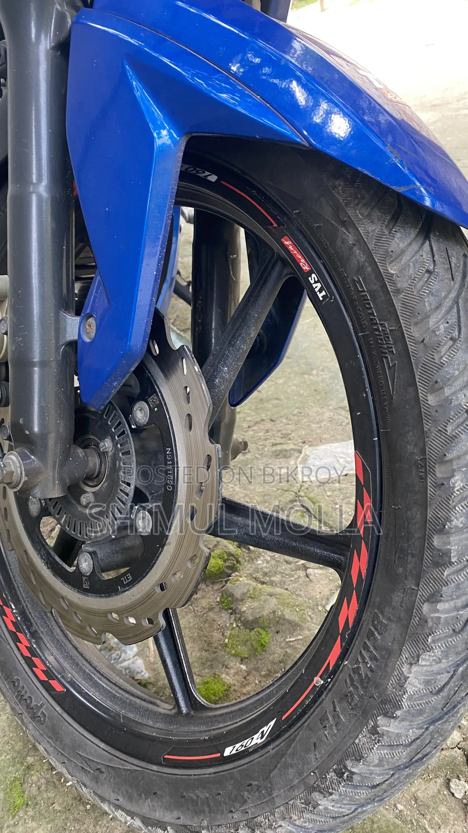 TVS Apache RTR 160 4V 2023 Blue