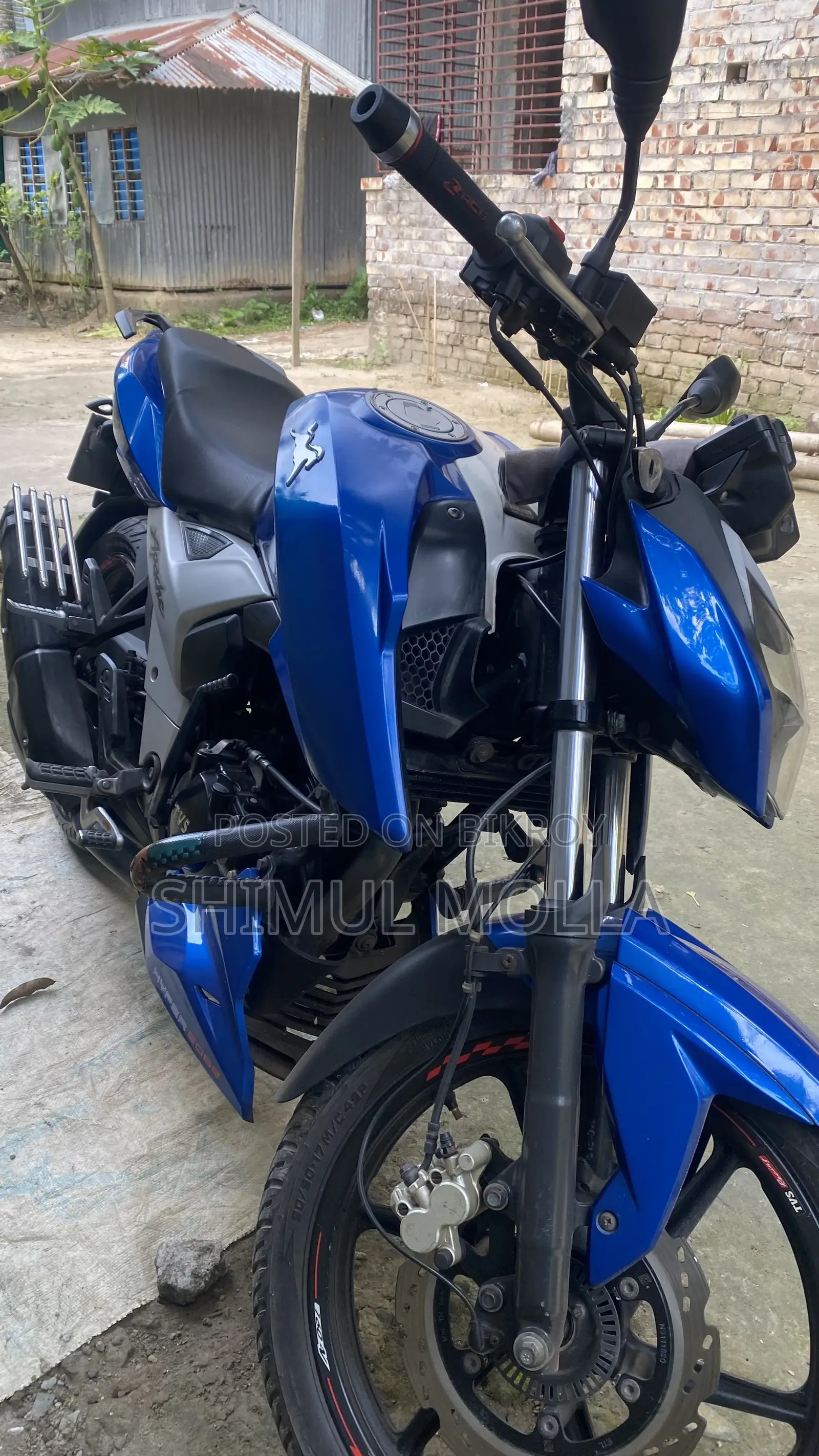 TVS Apache RTR 160 4V 2023 Blue