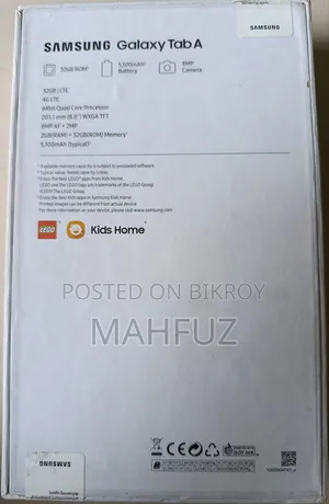Samsung Galaxy Tab A 8.0 (2019) 32 GB Black