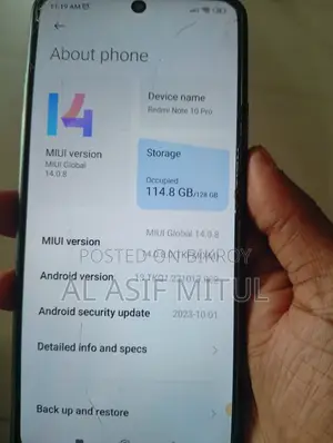 Xiaomi Redmi Note 10 Pro Max 128 GB Black