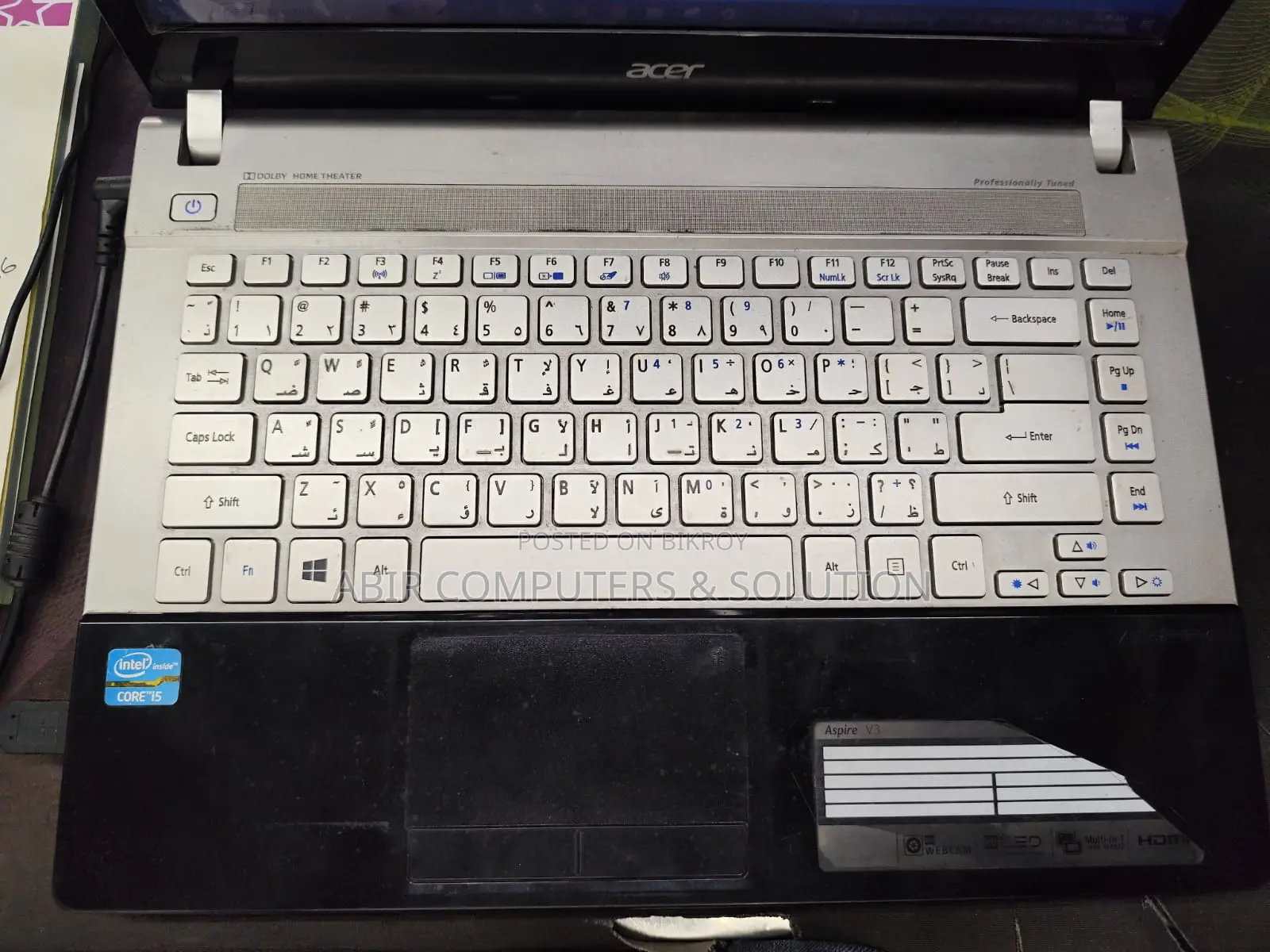 Laptop Acer Aspire V3 8GB Intel Core i5 SSD 128GB