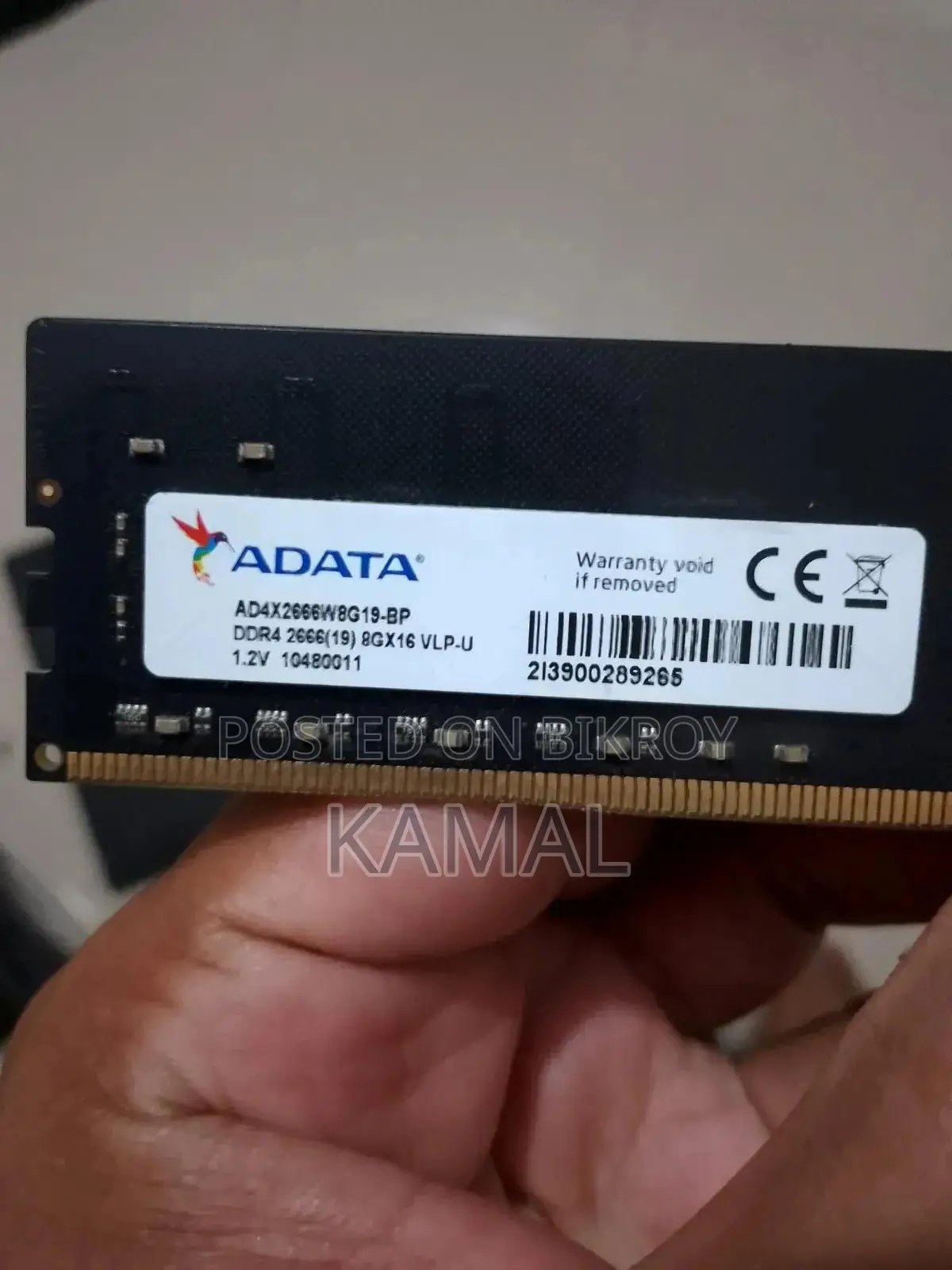 DDR4 RAM 4 GB Adata