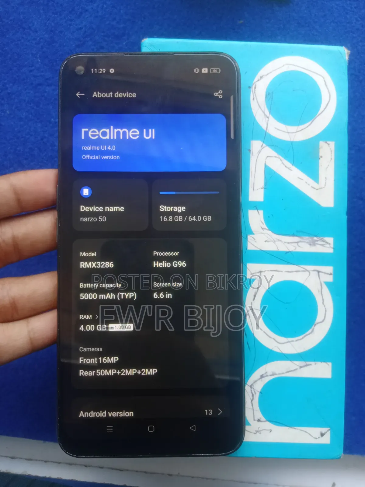 Realme Narzo 50 64 GB Black