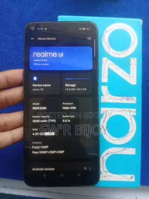 Realme Narzo 50 64 GB Black