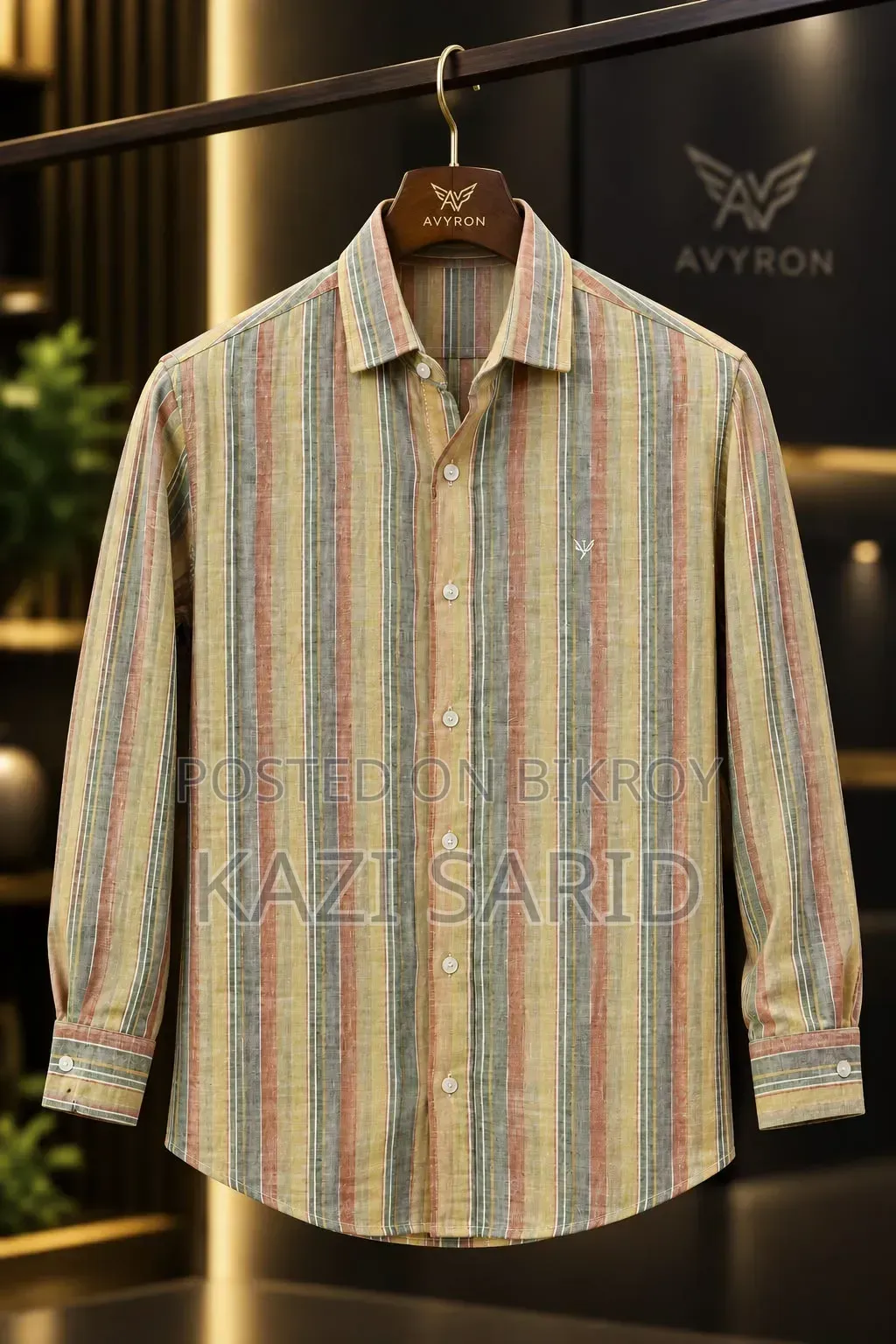 Premium Multi-Color Vertical Striped Casual Shirt