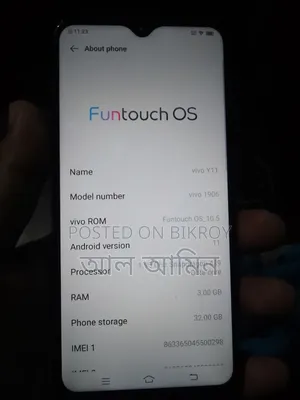 Vivo Y11 32 GB Blue