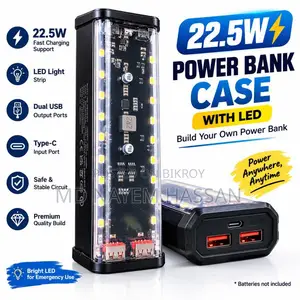 8x18650 Power Bank Pd 22.5w 🔥 Sudu Battery Lagate Hbe Akdom New