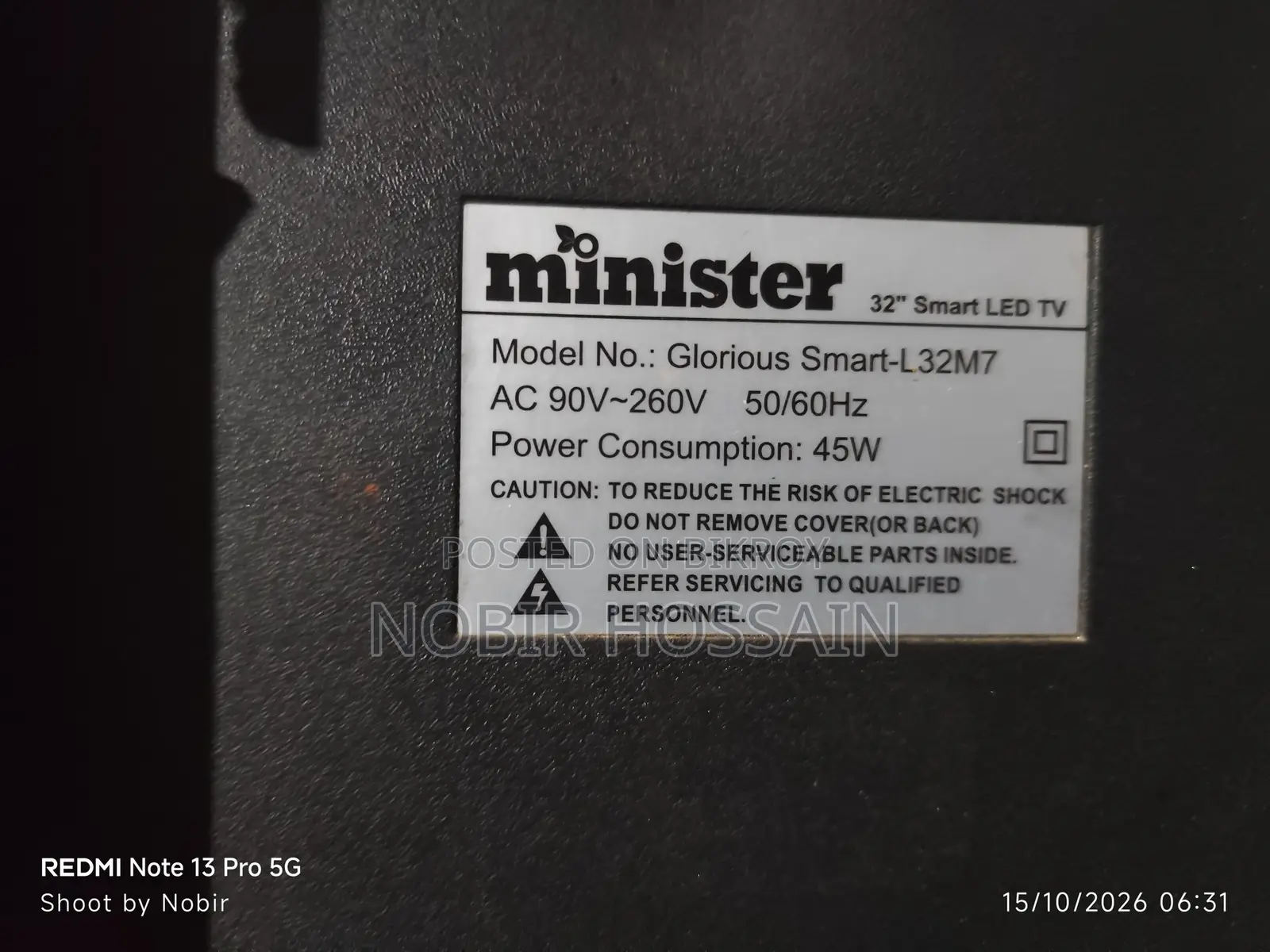 Smart TV Minister