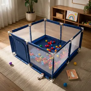 Baby Playpen 4/4 Ft With Waterproof Mat