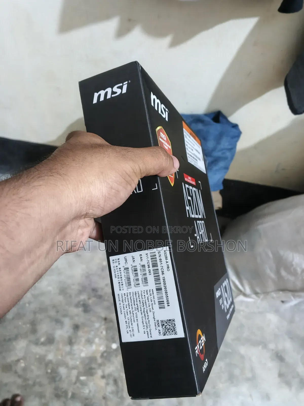 MSI A520m-a Pro AMD AM4 Micro-Atx Motherboard for Sell