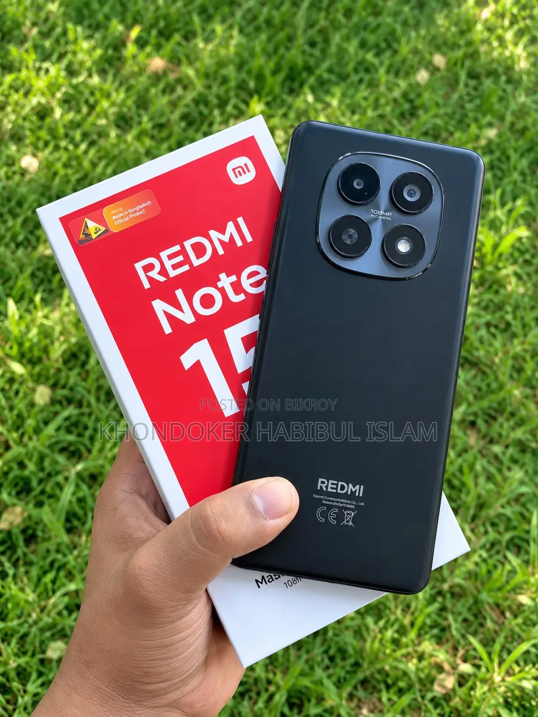 New Xiaomi Redmi Note 15 256 GB Black