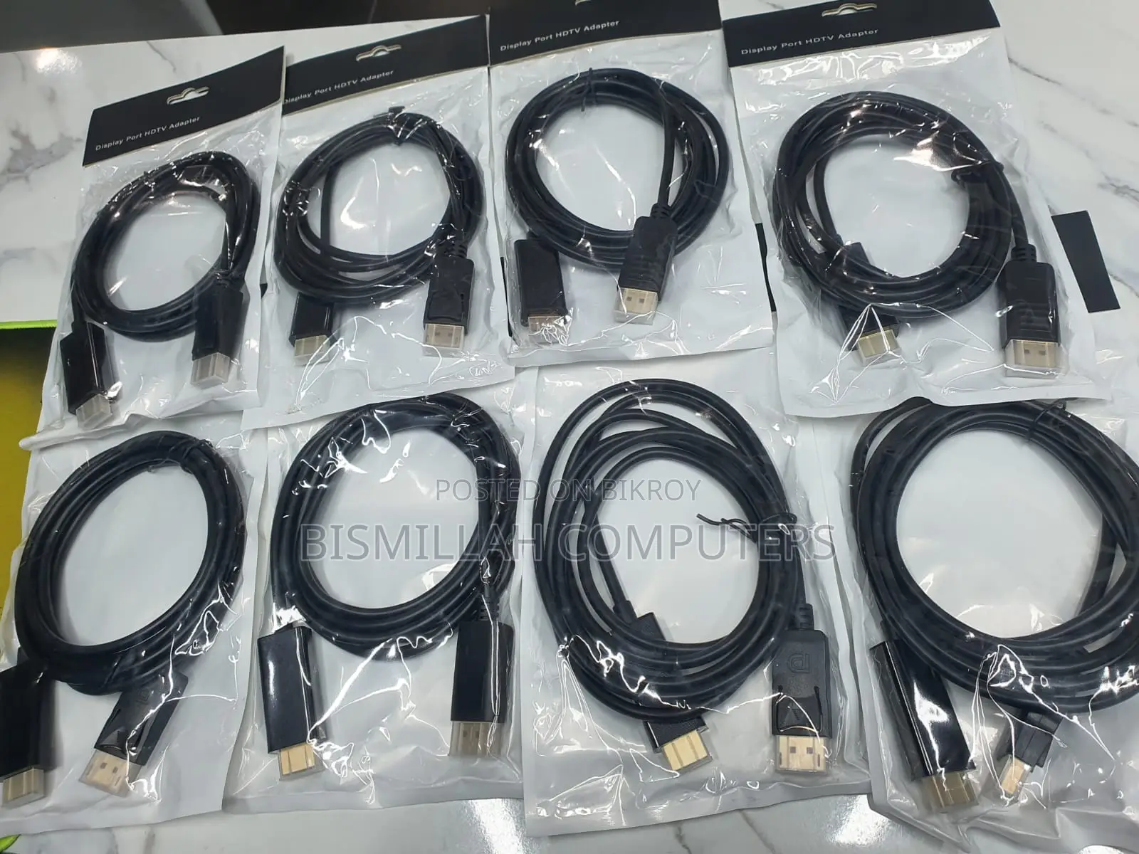 Display Port to Hdmi Cable 1.5m-Dp Male to Hdmi Male Cable 1.5m -Black