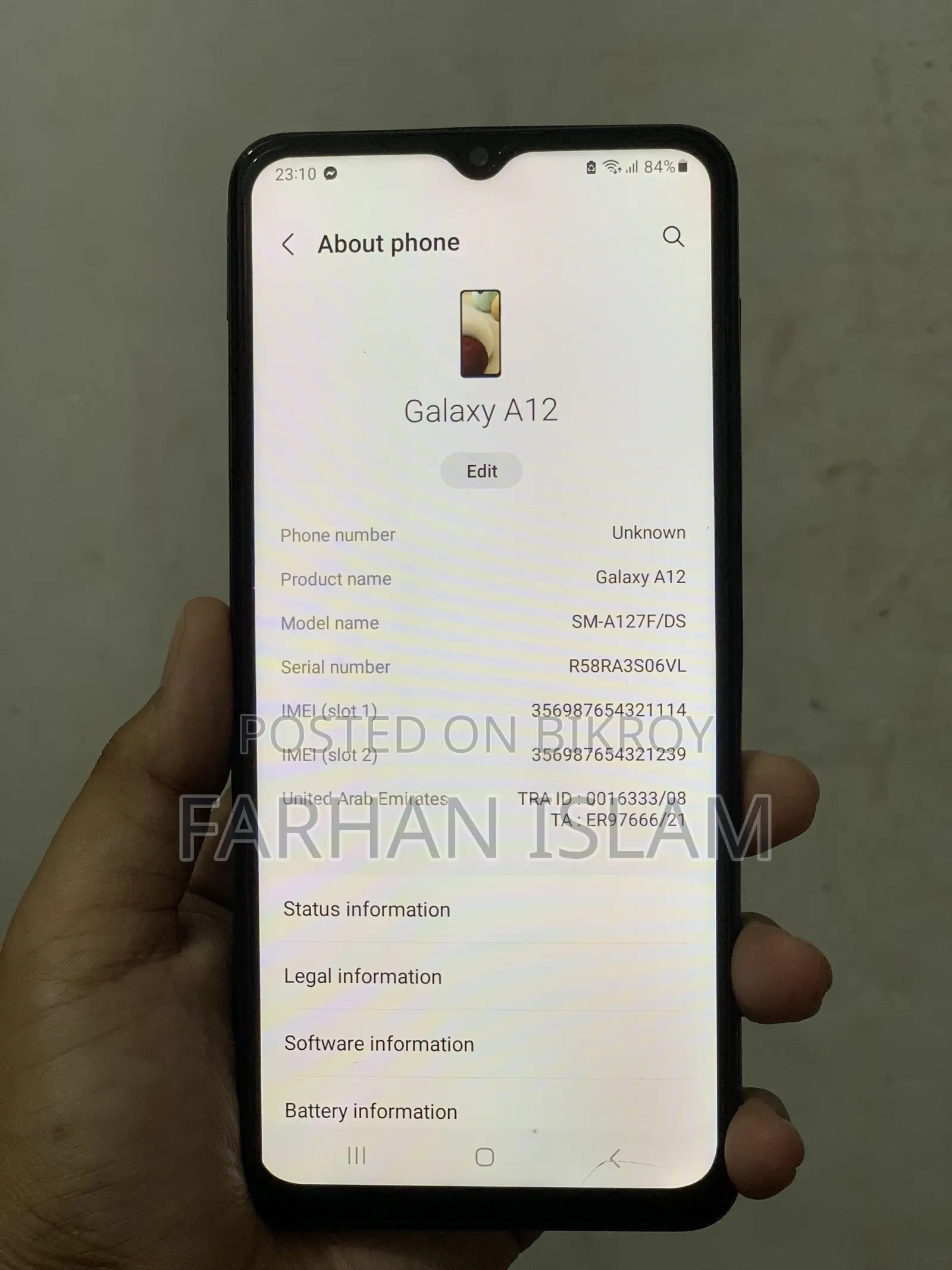 Samsung Galaxy A12 64 GB Black