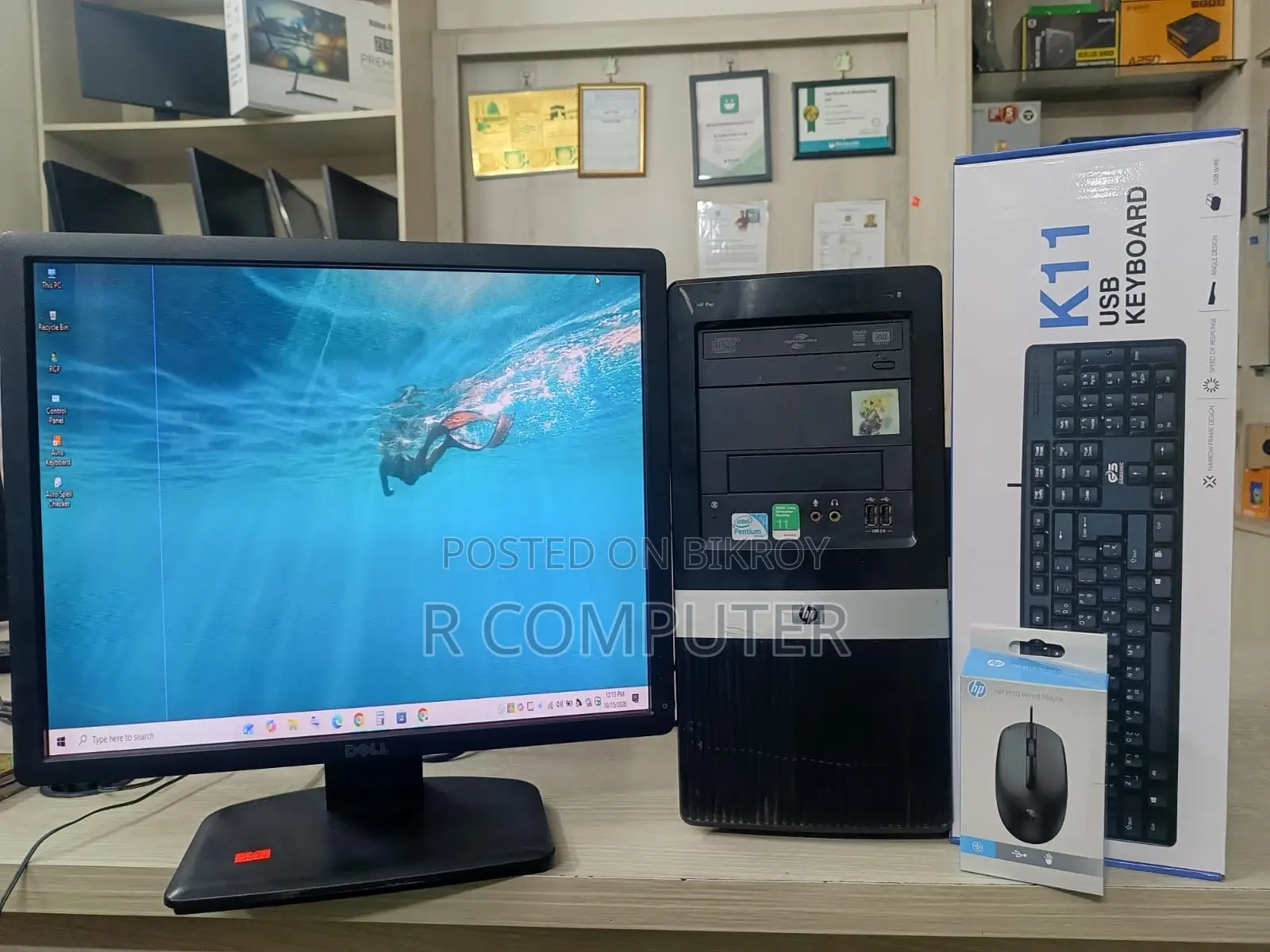 Desktop Computer Dell 4GB Intel Pentium HDD 320GB