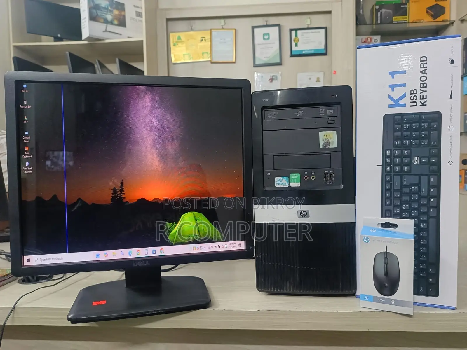 Desktop Computer Dell 4GB Intel Pentium HDD 320GB