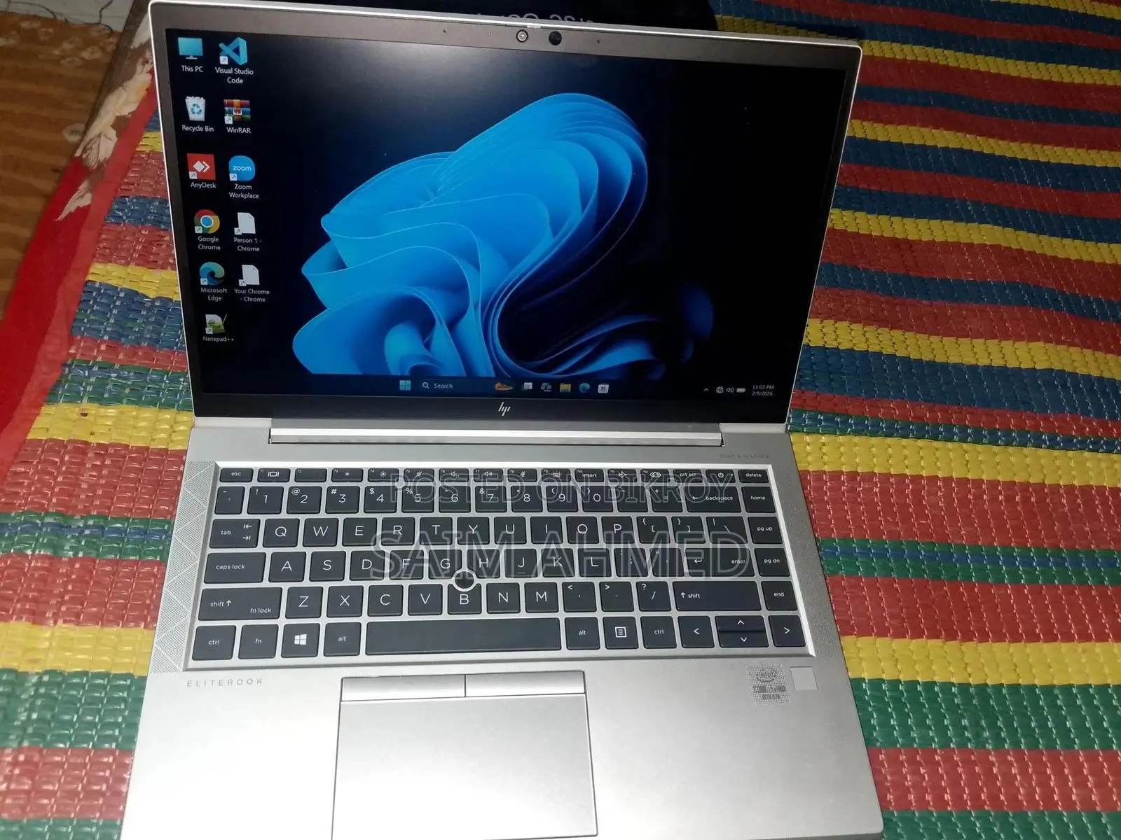 Laptop HP EliteBook 840 G7 8GB Intel Core i5 SSD 256GB