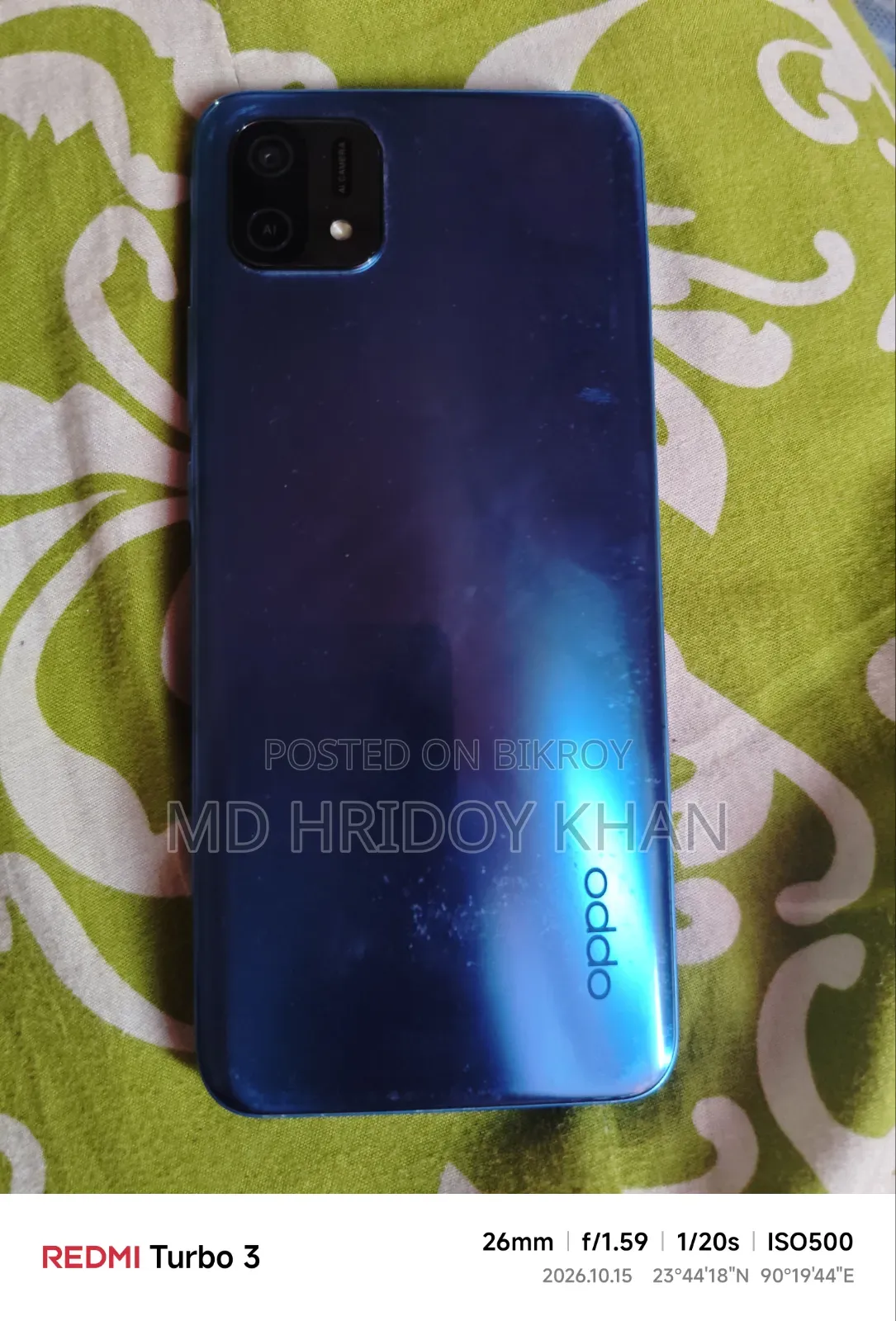 Oppo A16K 64 GB Blue