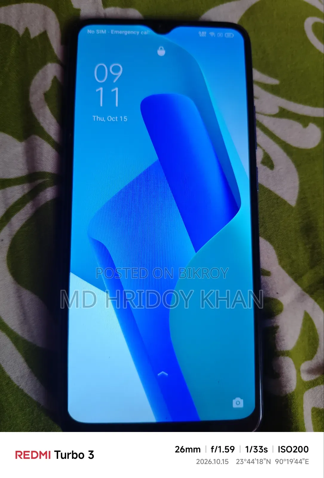 Oppo A16K 64 GB Blue