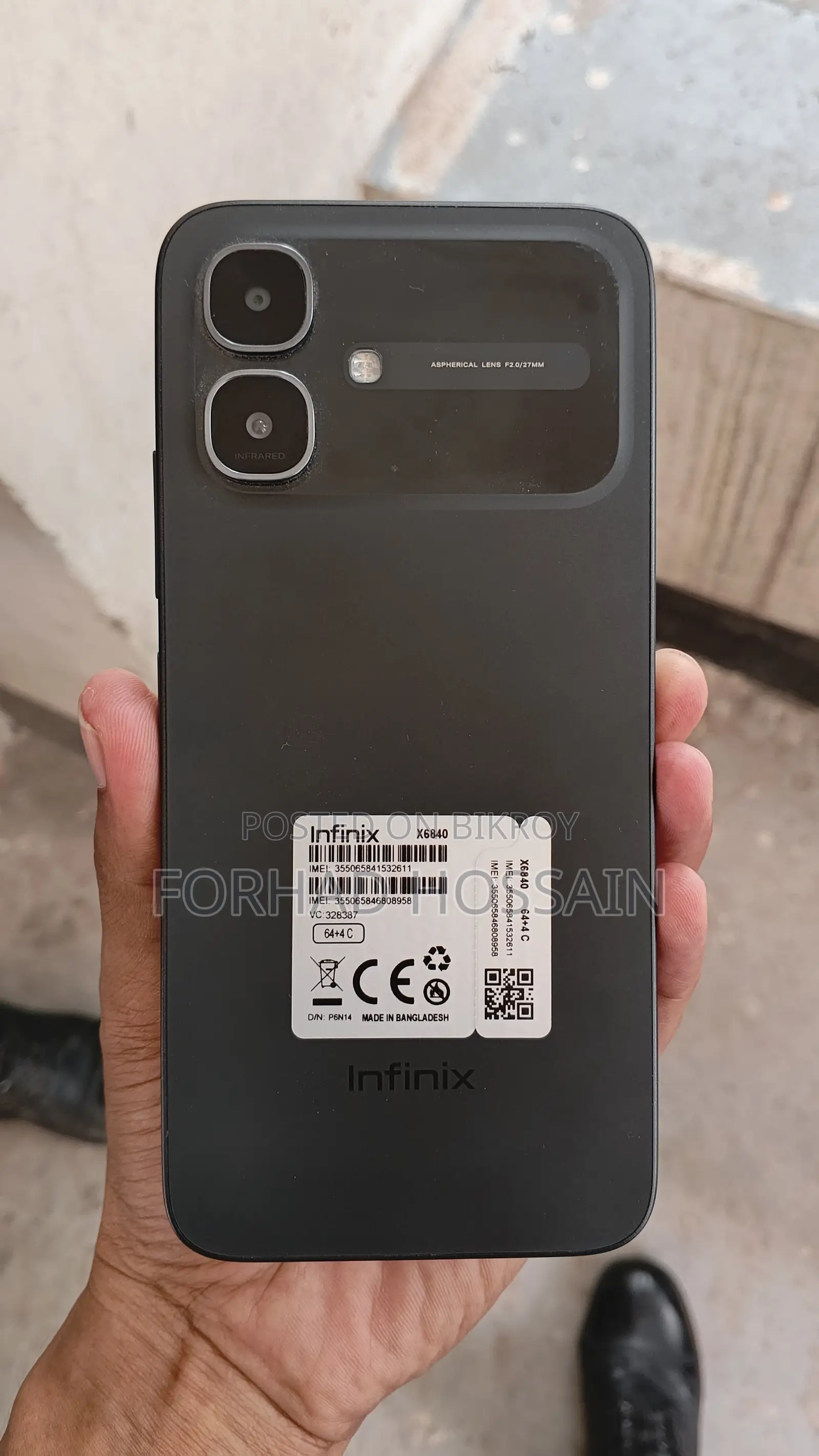 Infinix Smart 20 64 GB Black