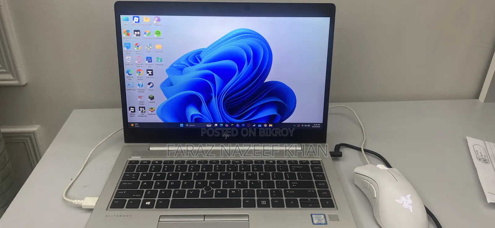 Laptop HP EliteBook 840 G6 16GB Intel Core i7 SSD 512GB