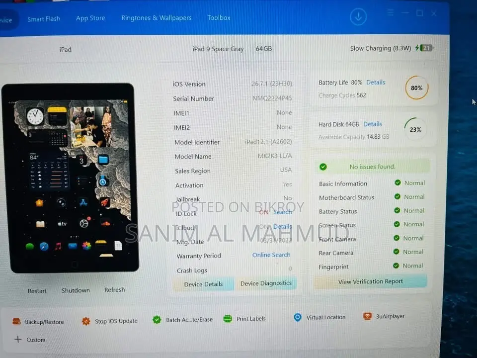 Apple iPad 9.7 64 GB Silver