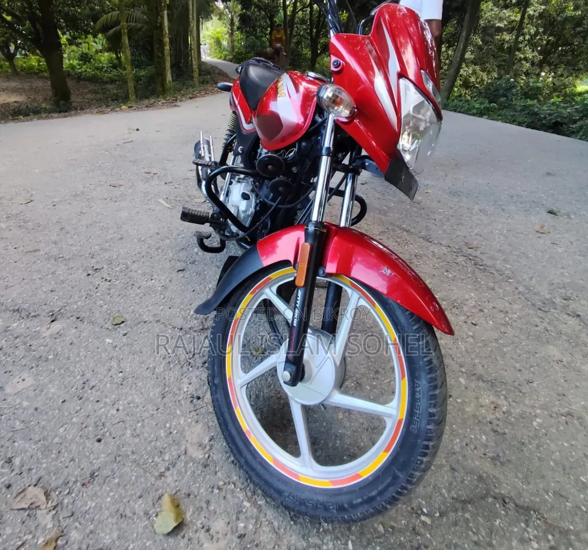 Bajaj Platina 100 2025 Red