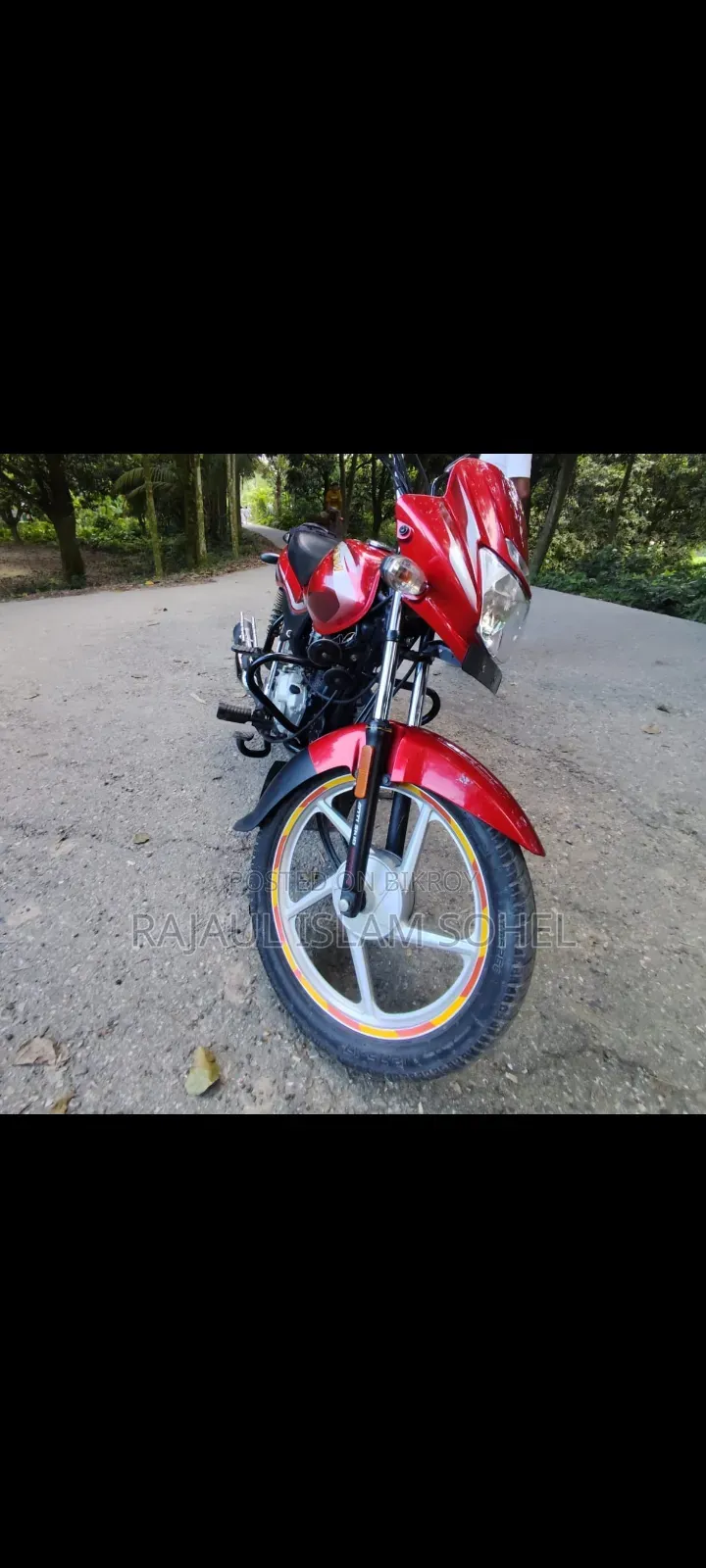 Bajaj Platina 100 2025 Red