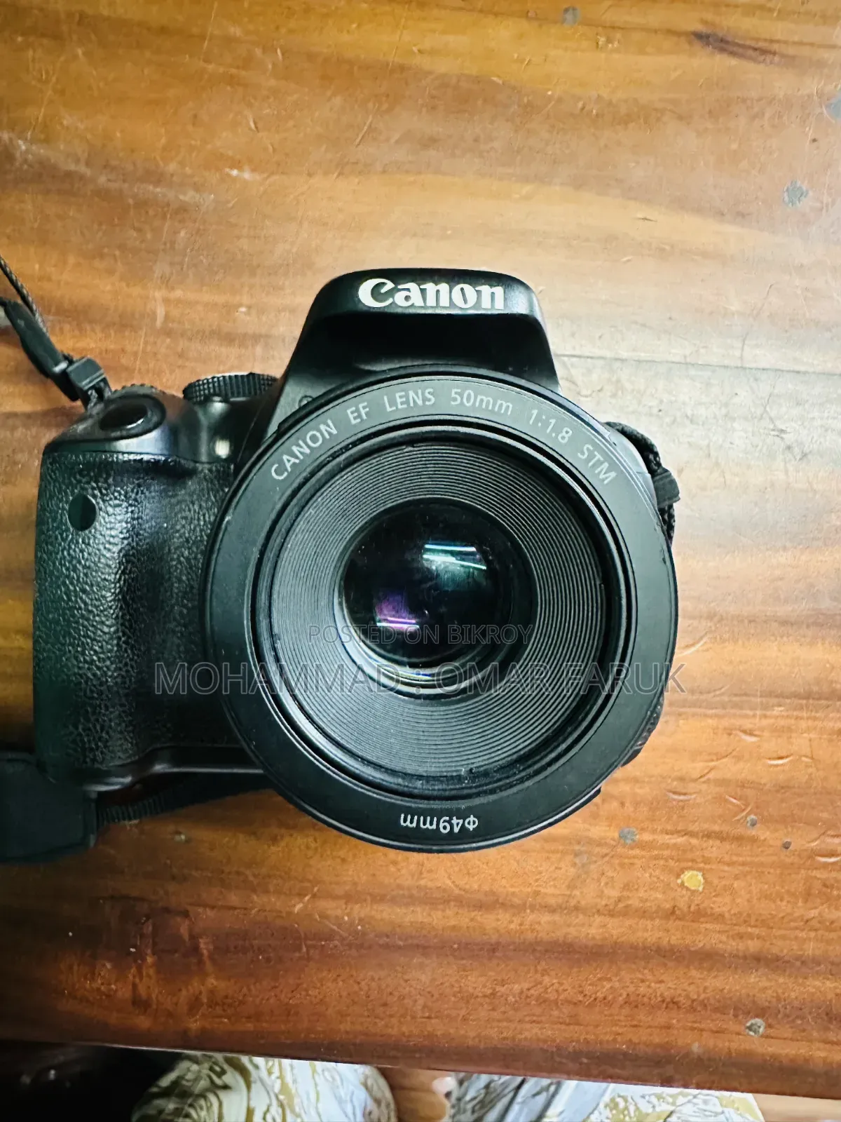 Canon 600D DSLR Camera With 50mm F/1.8 STM Lens & Box