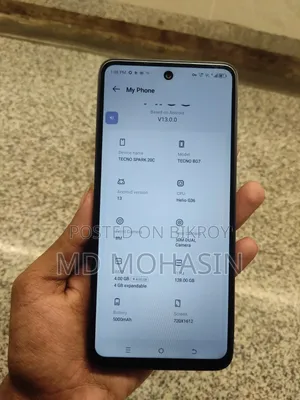 New Tecno Spark 20C 128 GB Black