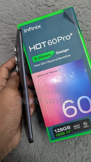 ইনফিনিক্স হট ৬০ প্রো+ ১২৮ জিবি সিলভার