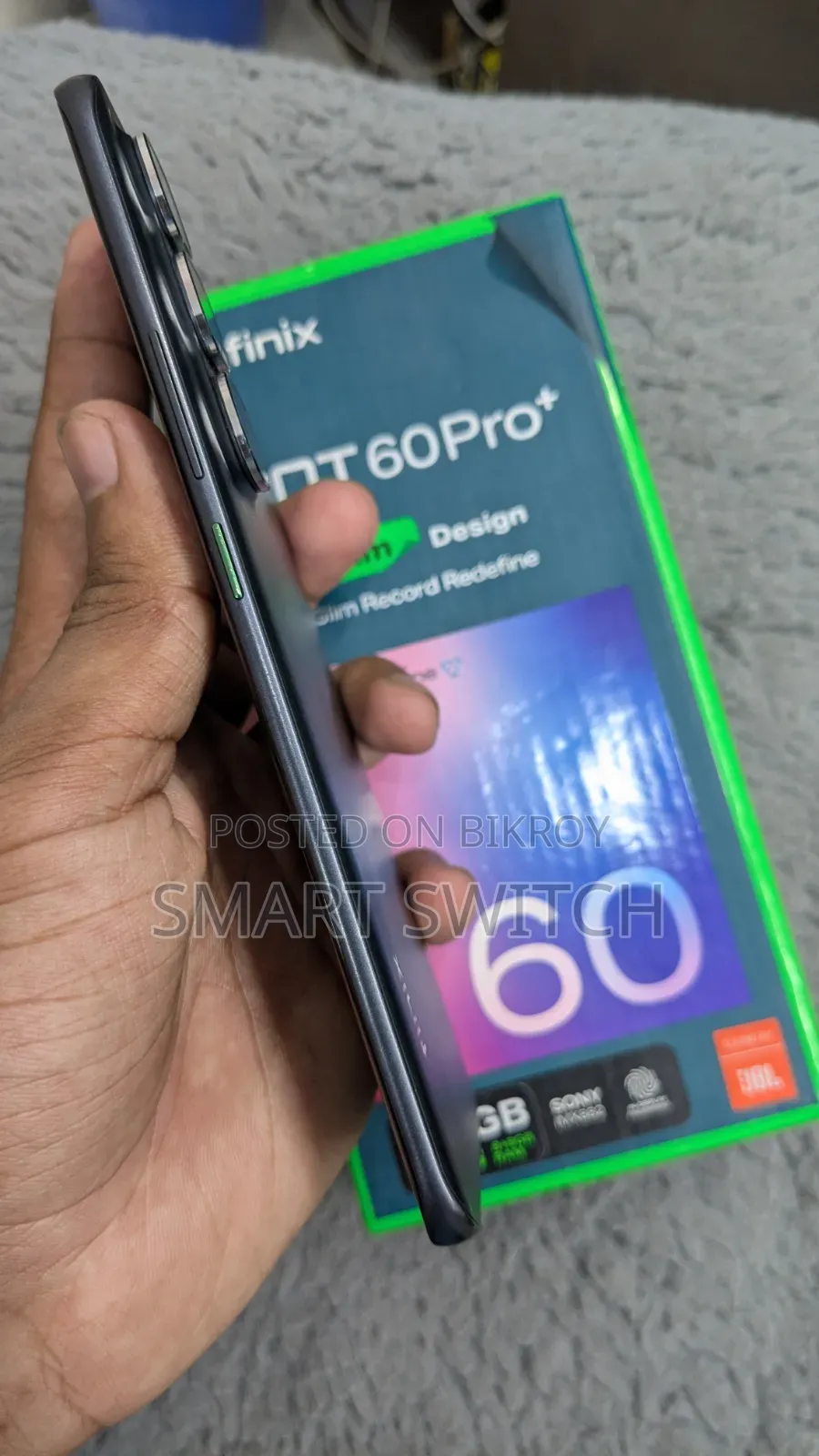 ইনফিনিক্স হট ৬০ প্রো+ ১২৮ জিবি সিলভার