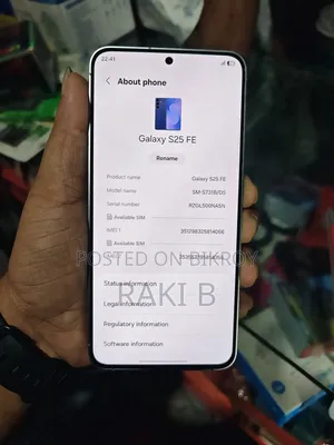 স্যামসাং গ্যালাক্সি এস২৫ এফই ২৫৬ জিবি পার্পল