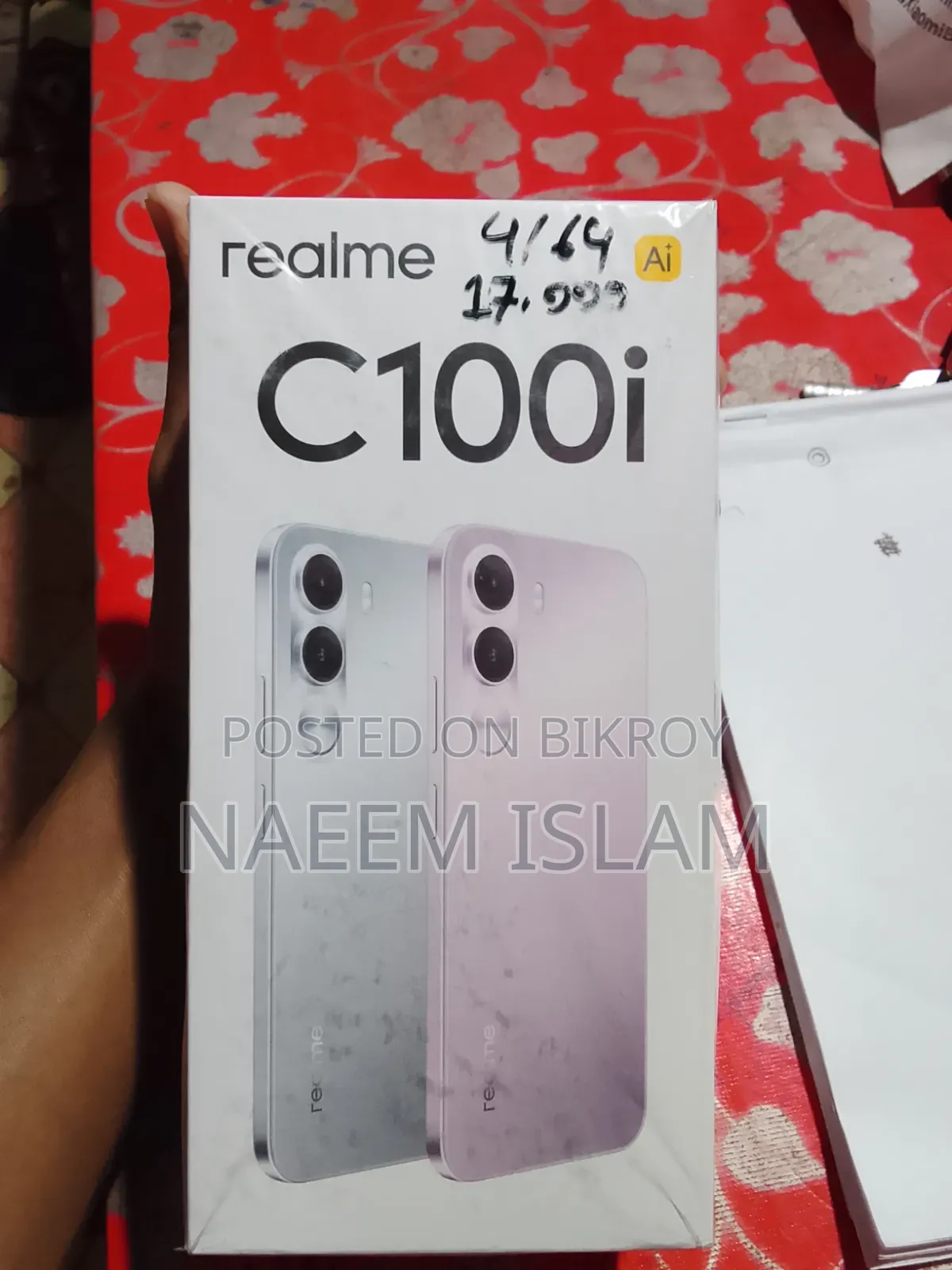 New Realme C100i 64 GB White