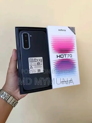 নতুন ইনফিনিক্স হট ৭০ ১২৮ জিবি ব্ল্যাক