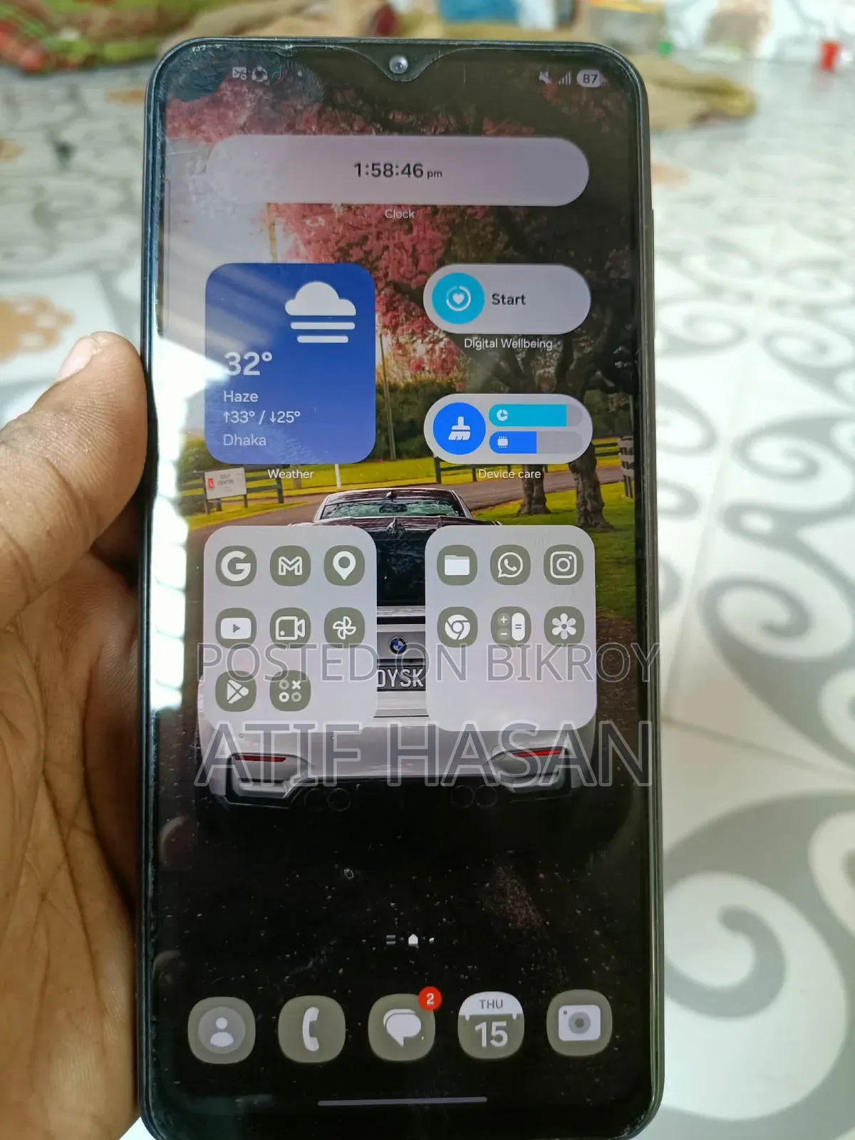 স্যামসাং গ্যালাক্সি এম৩৩ ১২৮ জিবি কালো