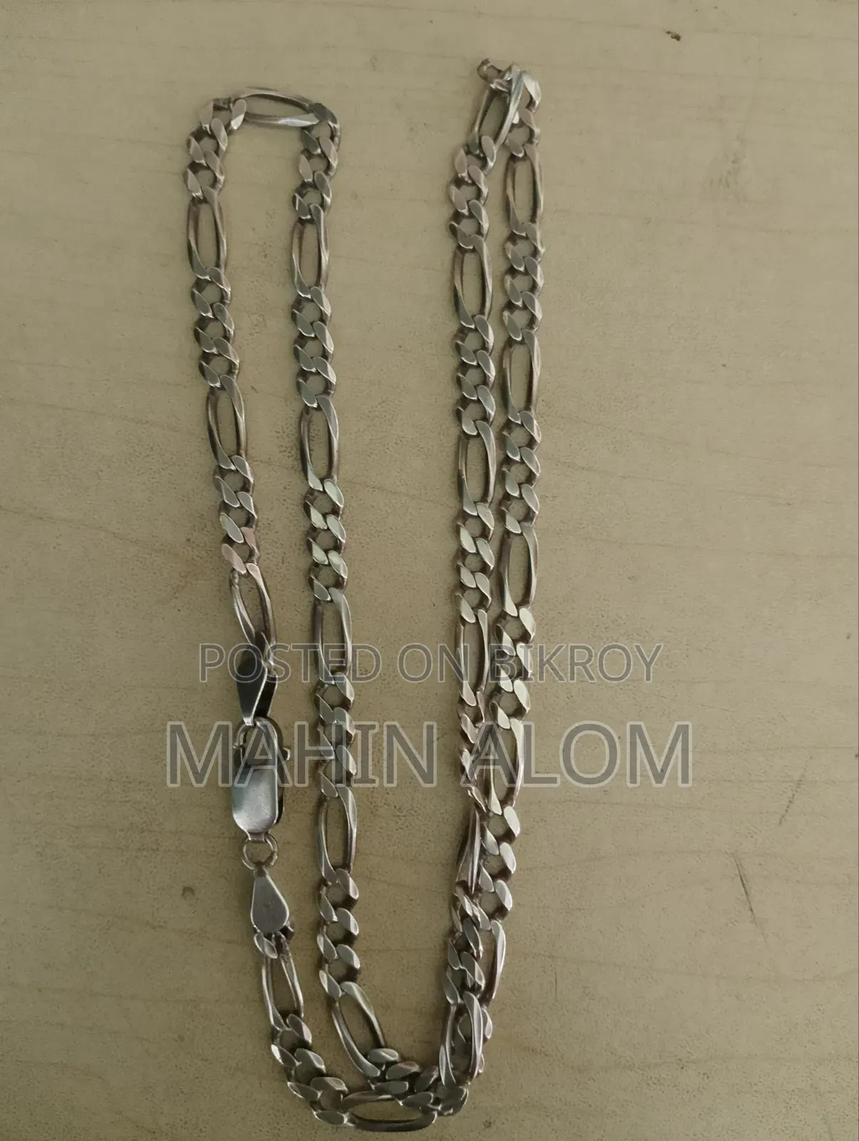 2 Vori 22 Karat Italian Silver Chain
