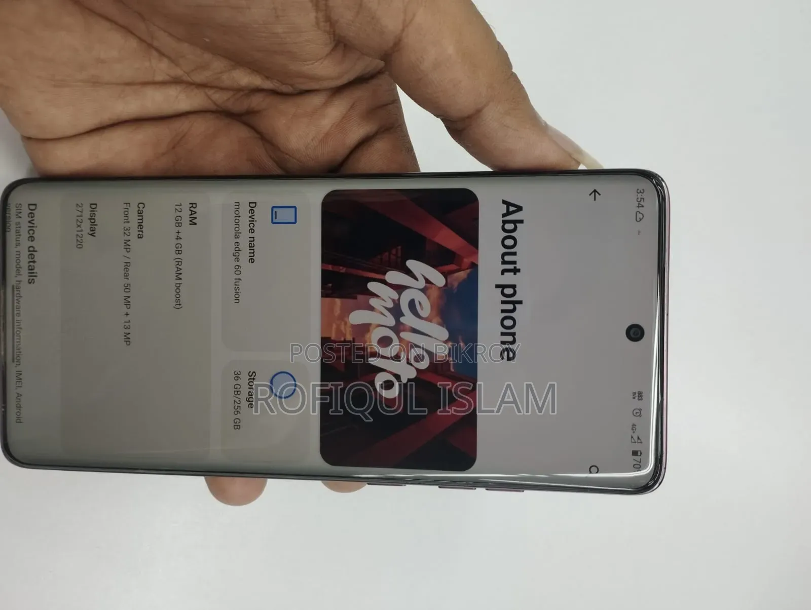 মোটরোহলা এজ ৫০ ফিউশন ২৫৬ জিবি গোলাপি
