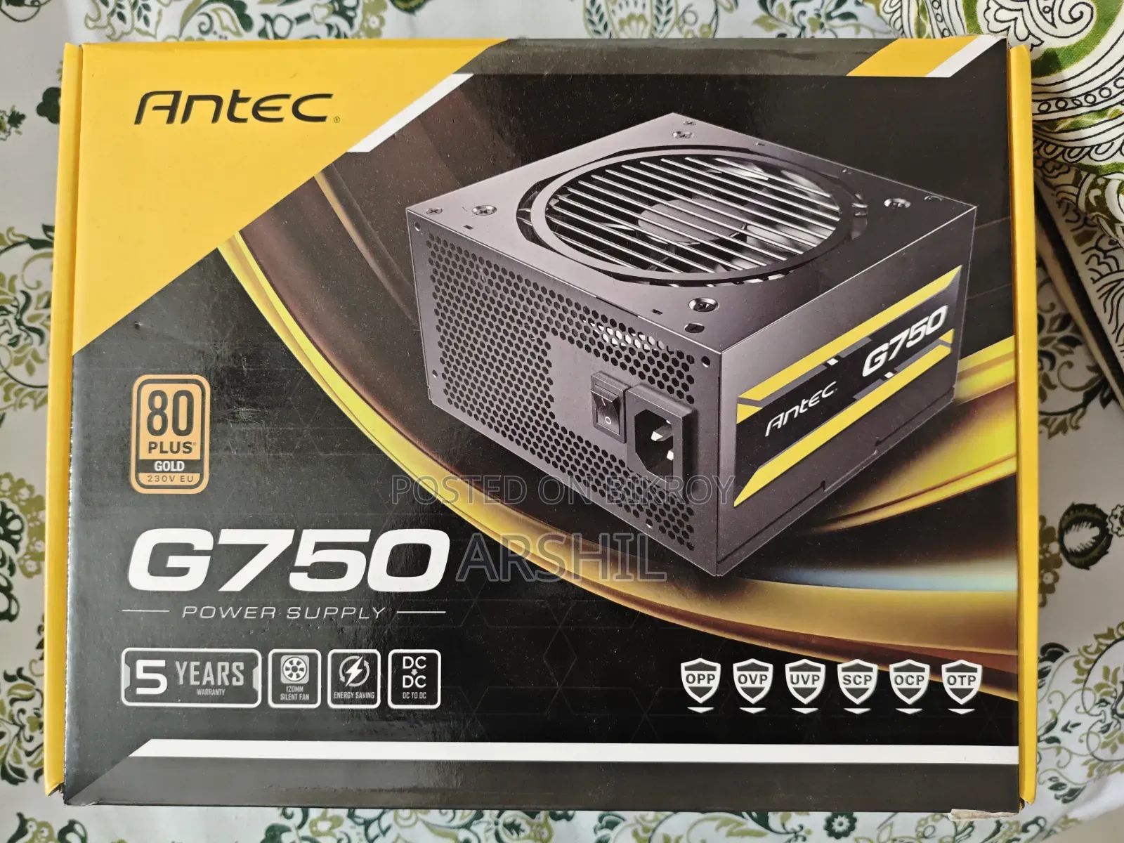 Antec G750 750 Watt Gold Rated Semi Modular Power Supply